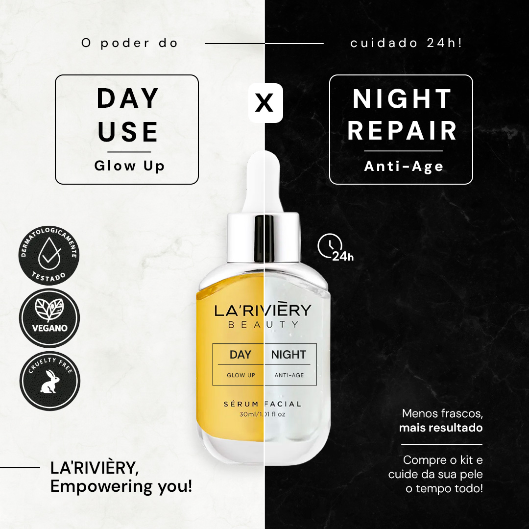 Sérum Facil Noturno Anti-idade | LáRivièry Oficial